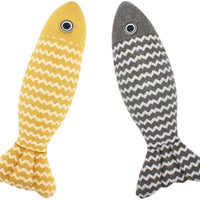 HKM-8155965 Catnip Interactive Fish Toys - 3 Piece Set for Indoor Cats and Kittens, Self-Play Exercise Kicker
