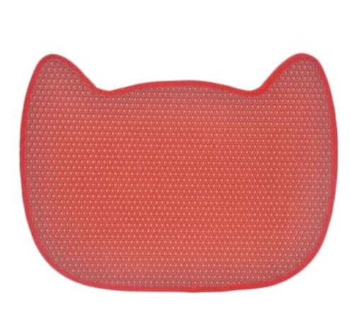 HKM-8156349 Non-Slip Cat Litter Mat for Easy Cleanup, Anti-Skid EVA Design, Available in Multiple Colors