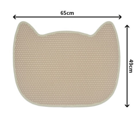 HKM-8156349 Non-Slip Cat Litter Mat for Easy Cleanup, Anti-Skid EVA Design, Available in Multiple Colors