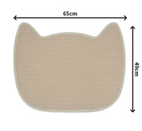 HKM-8156349 Non-Slip Cat Litter Mat for Easy Cleanup, Anti-Skid EVA Design, Available in Multiple Colors
