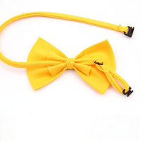 HKM-8156733 Solid Color Pet Bow Tie for Dogs and Cats - Stylish Cloth Accessory in Various Colors