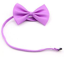 HKM-8156733 Solid Color Pet Bow Tie for Dogs and Cats - Stylish Cloth Accessory in Various Colors