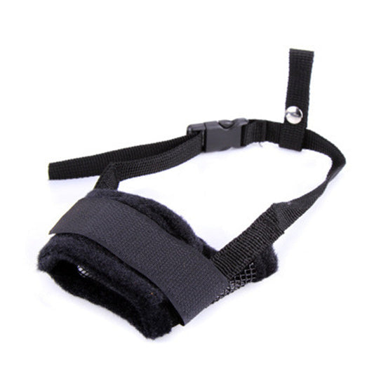 HKM-8157757 Duck Beak Protective Anti-Bite Mouth Cover - Breathable Nylon Mask with Adjustable Velcro Closure