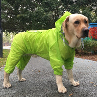 HKM-8158653 Waterproof Dog Raincoat for Border Shepherds - Casual Pet Clothing, Size Options Available
