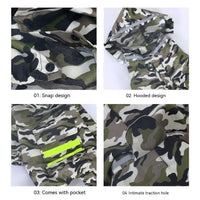 HKM-8158653 Waterproof Dog Raincoat for Border Shepherds - Casual Pet Clothing, Size Options Available