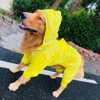 HKM-8158653 Waterproof Dog Raincoat for Border Shepherds - Casual Pet Clothing, Size Options Available