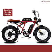 HKM-816019 High-Performance 48V 1500W Fat Tire Electric Bike with 36Ah Removable Battery and 7-Speed Gears