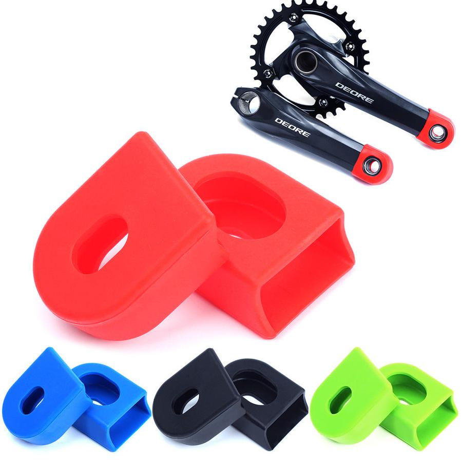 HKM-816211 Universal Silicone Crank Protector for Bicycles - Durable & Secure Fit