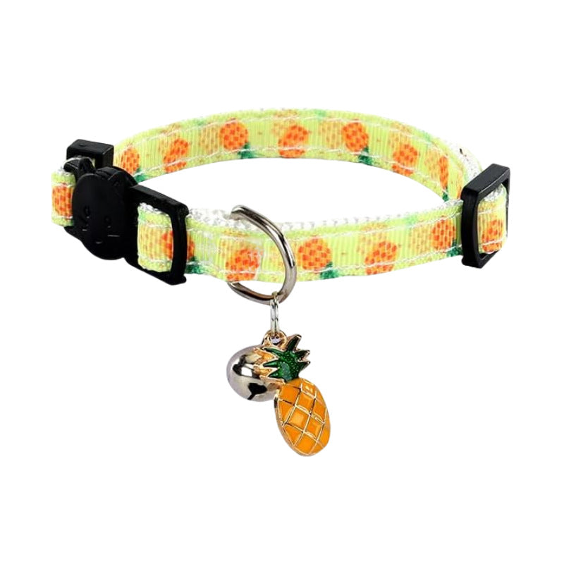 HKM-8162237 Adjustable Geometric Pattern Pet Collar in Multiple Colors - Universal Fit for All Seasons