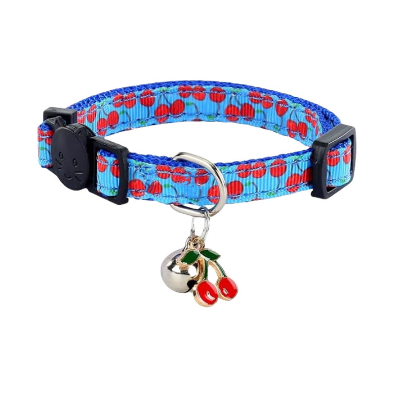 HKM-8162237 Adjustable Geometric Pattern Pet Collar in Multiple Colors - Universal Fit for All Seasons