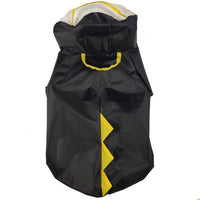 HKM-8162621 Lightweight Waterproof Pet Parent-Child Dinosaur Raincoat - Blue & White, Various Sizes Available