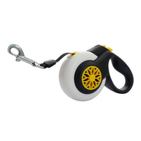HKM-8164029 Retractable Dog Leash with Automatic Pull Function - Durable ABS, White