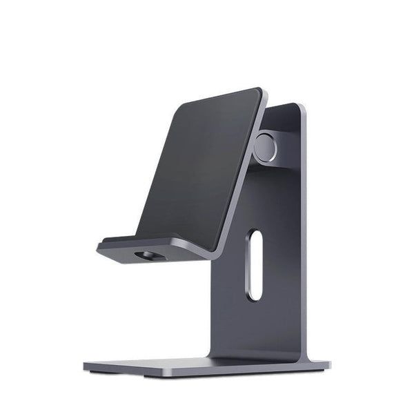 HKM-816403 Adjustable Mobile Phone and Tablet Holder for Desktop - Compatible with iPhone and 11 Inch Tablets - Sleek Alloy Design