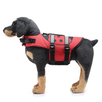 HKM-8164413 Pet Life Jacket Swimsuit for Dogs - Casual Polyester Swimwear in Sizes S, M, L