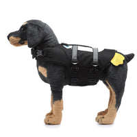 HKM-8164413 Pet Life Jacket Swimsuit for Dogs - Casual Polyester Swimwear in Sizes S, M, L