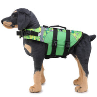 HKM-8164413 Pet Life Jacket Swimsuit for Dogs - Casual Polyester Swimwear in Sizes S, M, L
