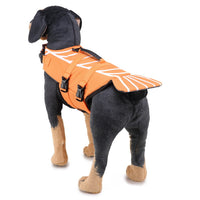 HKM-8164413 Pet Life Jacket Swimsuit for Dogs - Casual Polyester Swimwear in Sizes S, M, L