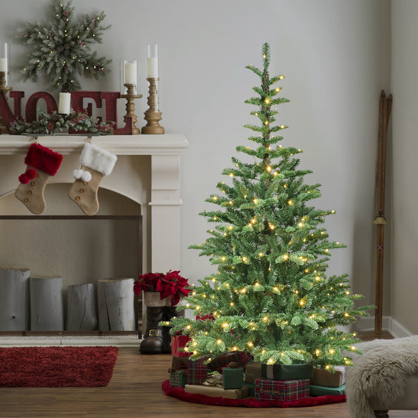HKM-816467 PE and PVC Mixed Christmas Tree – Available in 5ft, 6ft, 7ft, and 8ft Sizes for Holiday Decor