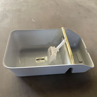 HKM-8165693 Compact Square Cat Litter Box for Convenient and Clean Pet Care