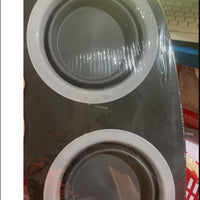 HKM-8166205 Portable Double Pet Bowl with Convenient Folding Design - Made of Durable PP and TPR Materials
