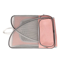HKM-8166461 Portable and Foldable Breathable Cat Bag, Medium-Hard PVC, 3 Color Options Available