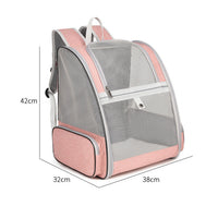 HKM-8166461 Portable and Foldable Breathable Cat Bag, Medium-Hard PVC, 3 Color Options Available