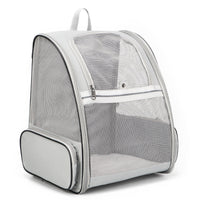 HKM-8166461 Portable and Foldable Breathable Cat Bag, Medium-Hard PVC, 3 Color Options Available