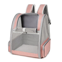 HKM-8166461 Portable and Foldable Breathable Cat Bag, Medium-Hard PVC, 3 Color Options Available