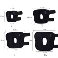 HKM-8166845 Anti-Licking Bandage for Dogs - Adjustable Size S, M, L, XL, Black Diving Material