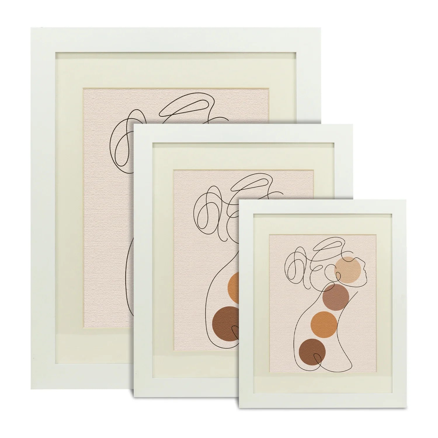 HKM-816723 Simple American Modern Picture Frame for 6", 8", 10" Sizes and A4 Format