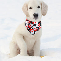 HKM-8167613 Christmas Pet Triangle Scarf - Stylish Decorations for Dogs and Cats in Festive Patterns