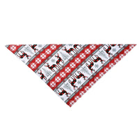 HKM-8167613 Christmas Pet Triangle Scarf - Stylish Decorations for Dogs and Cats in Festive Patterns