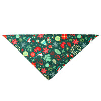 HKM-8167613 Christmas Pet Triangle Scarf - Stylish Decorations for Dogs and Cats in Festive Patterns