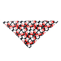 HKM-8167613 Christmas Pet Triangle Scarf - Stylish Decorations for Dogs and Cats in Festive Patterns