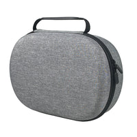HKM-816915 Portable Hard Storage Bag for Vision Pro - Durable Cloth and EVA Protection in Gray
