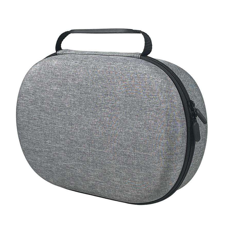 HKM-816915 Portable Hard Storage Bag for Vision Pro - Durable Cloth and EVA Protection in Gray