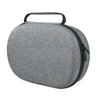 HKM-816915 Portable Hard Storage Bag for Vision Pro - Durable Cloth and EVA Protection in Gray