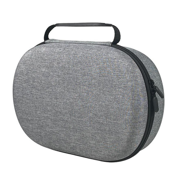 HKM-816915 Portable Hard Storage Bag for Vision Pro - Durable Cloth and EVA Protection in Gray