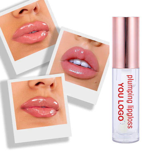 HKM-817171 Vegan Clear Plumping Lip Gloss with Private Label Option