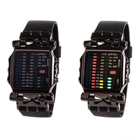 HKM-817363 Crab LED Electronic Business Watch with Calendar and Waterproof Design