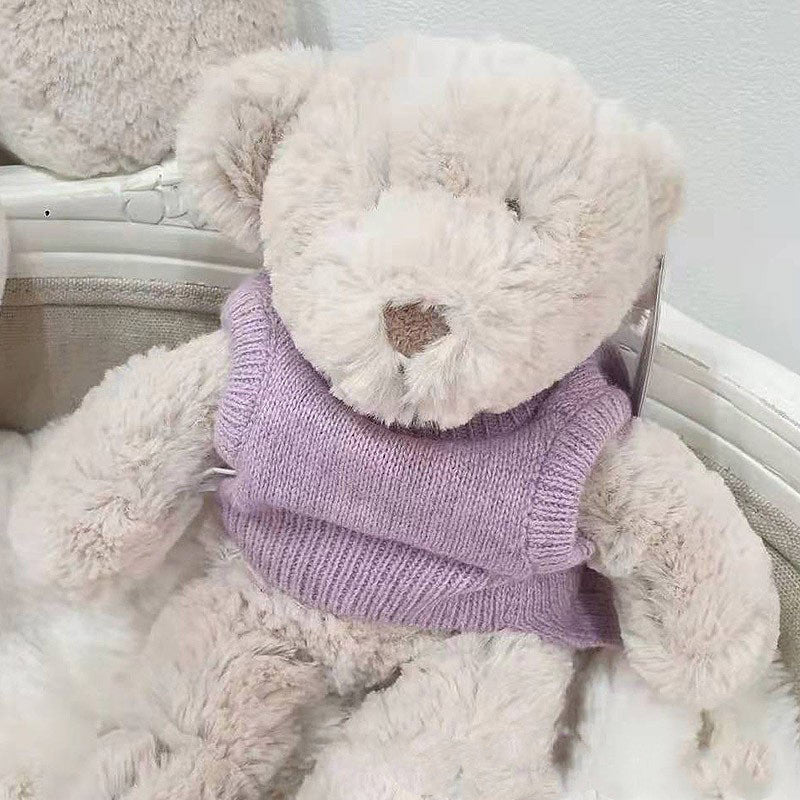 HKM-8173757 Cozy Wool Bear Sweater for Small Dogs - Autumn & Winter Pet Clothing