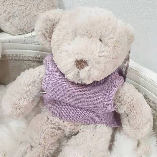 HKM-8173757 Cozy Wool Bear Sweater for Small Dogs - Autumn & Winter Pet Clothing