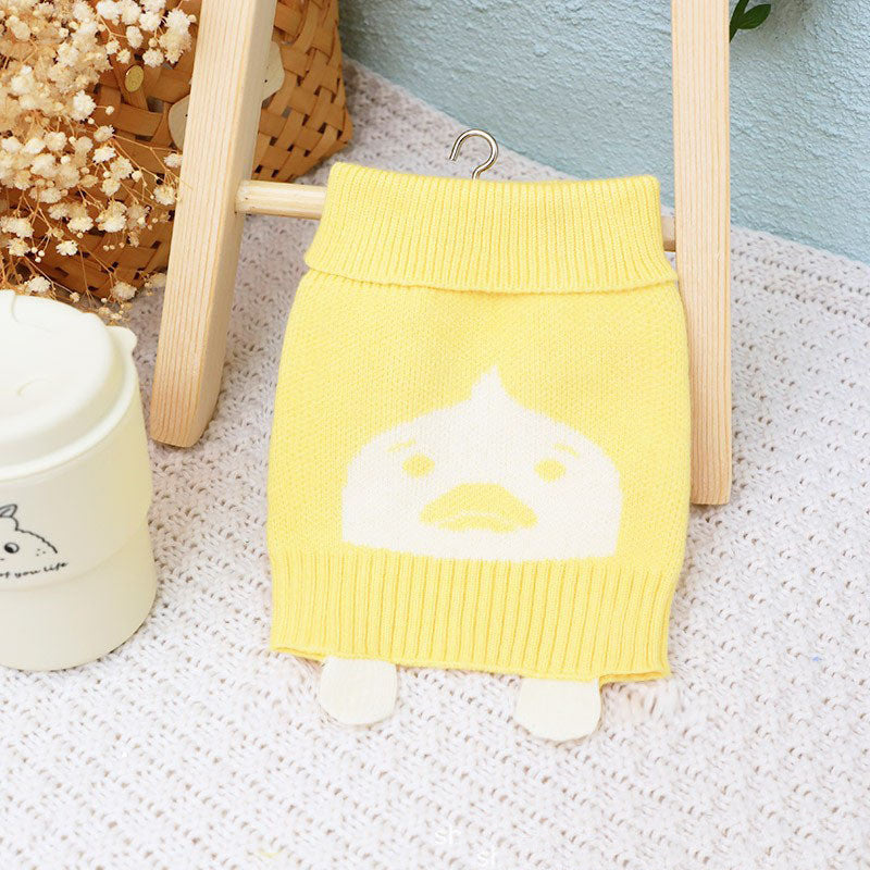 HKM-8173757 Cozy Wool Bear Sweater for Small Dogs - Autumn & Winter Pet Clothing