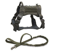 HKM-8175037 Outdoor Tactical Pet Vest - Durable Nylon, Adjustable Fit, Breathable Design for All Dog Sizes