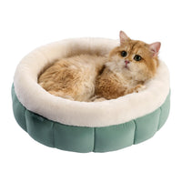 HKM-8175805 Donut Shape Pet Bed for Small Dogs and Cats - Washable with Anti-Slip Bottom
