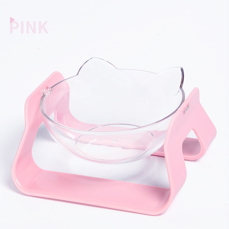 HKM-8175933 Cervical Support Plastic Cat Bowl for Comfortable Feeding