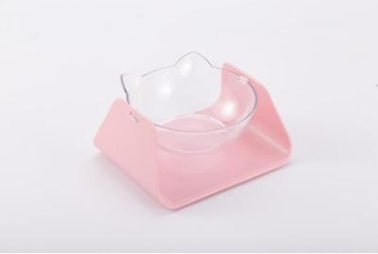 HKM-8175933 Cervical Support Plastic Cat Bowl for Comfortable Feeding