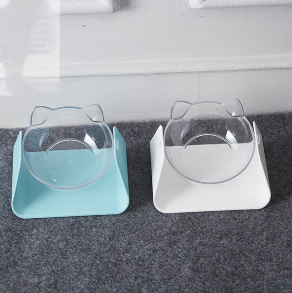 HKM-8175933 Cervical Support Plastic Cat Bowl for Comfortable Feeding