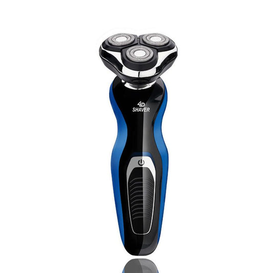 HKM-817747 4D Rotary Rechargeable Shaver with 65 Minutes Operating Time and Washable Cutter Head