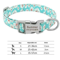 HKM-8177725 Adjustable Semi-Metal Dog Tag Collar with Anti-Lost Features for Medium and Large Dogs